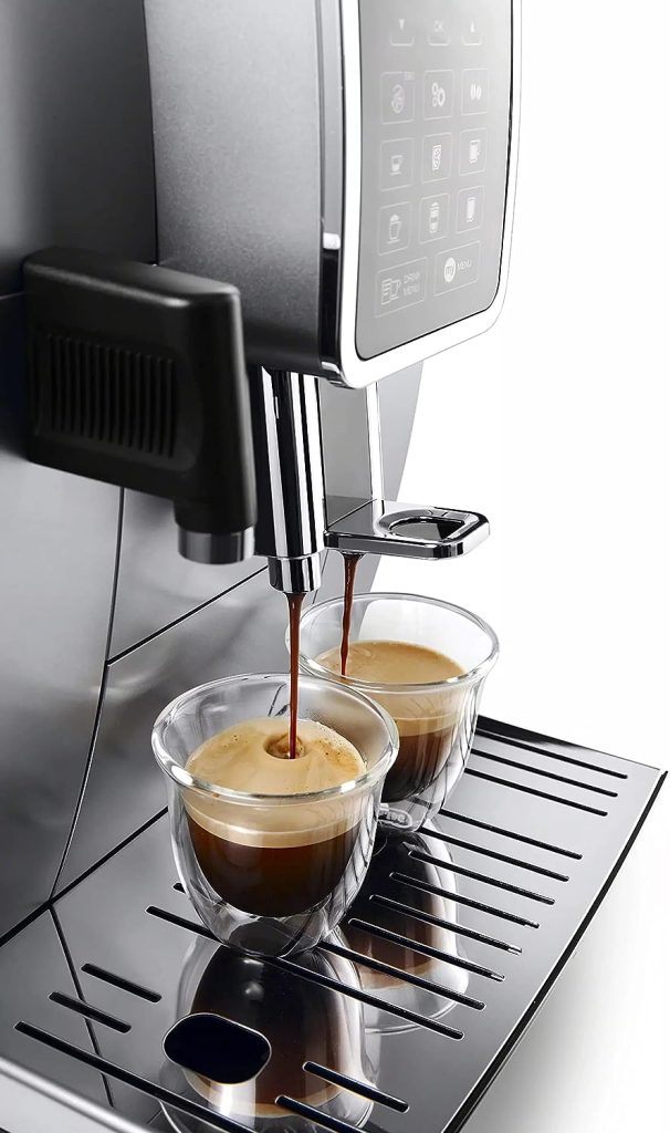 DeLonghi ECAM35075SI Dinamica with LatteCrema System and LCD Display, Silver