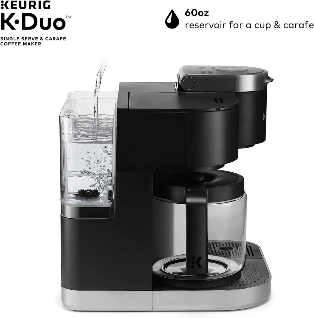 Keurig K-Duo Single Serve K-Cup Pod  Carafe Coffee Maker, Black